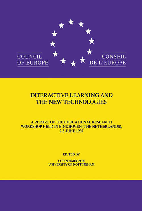 Book cover of Interactive Learning & The New (1)