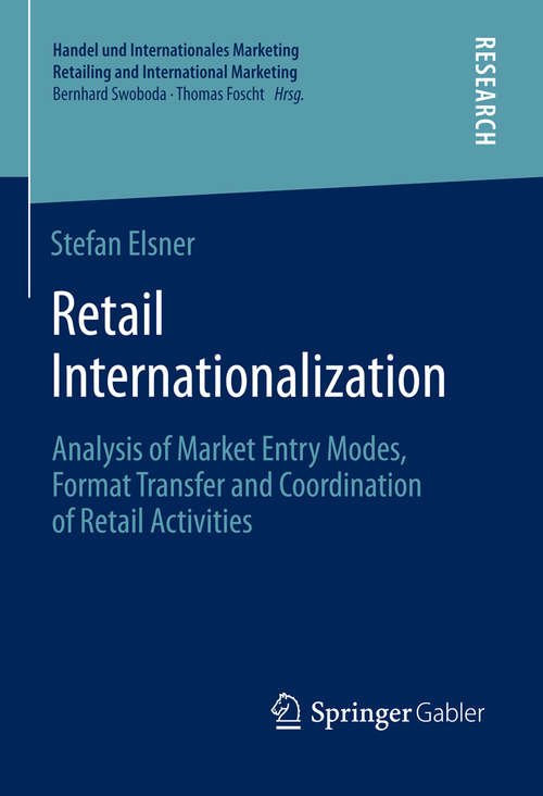 Book cover of Retail Internationalization