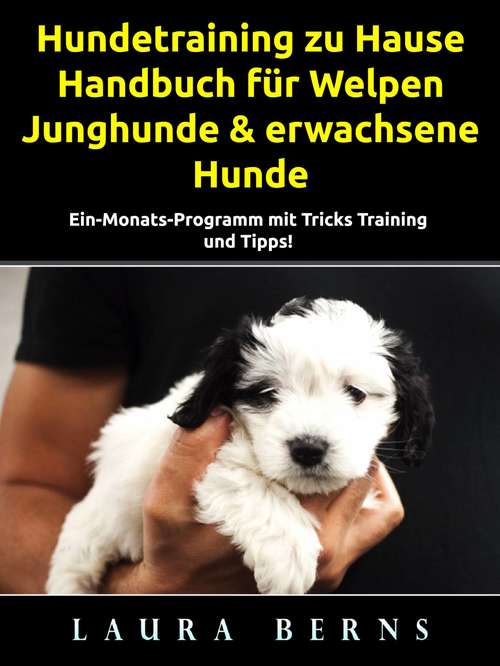 Book cover of Hundetraining zu Hause: Ein-Monats-Programm mit Tricks, Training und Tipps!