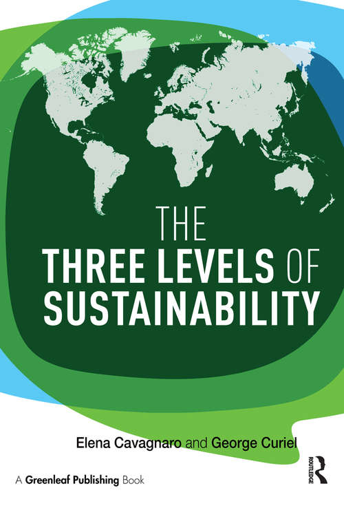 Book cover of The Three Levels of Sustainability