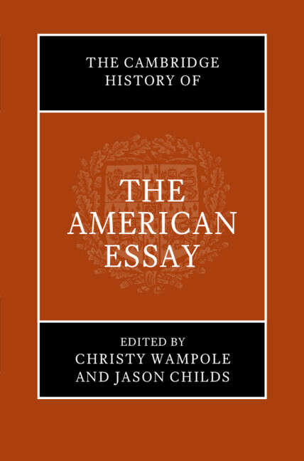 Book cover of The Cambridge History of the American Essay