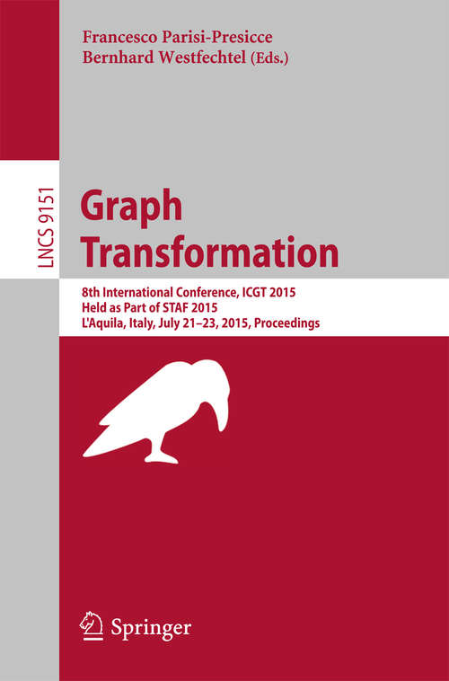 Book cover of Graph Transformation