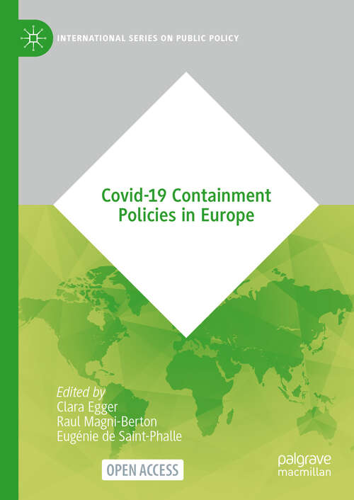 Book cover of Covid-19 Containment Policies in Europe (2024) (International Series on Public Policy)