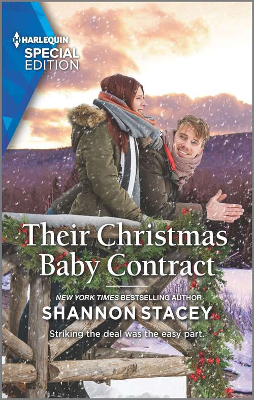 Book cover of Their Christmas Baby Contract (Original) (Blackberry Bay #2)