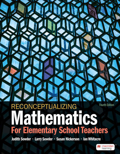 Book cover of Reconceptualizing Mathematics: for Elementary School Teachers (Fourth Edition)