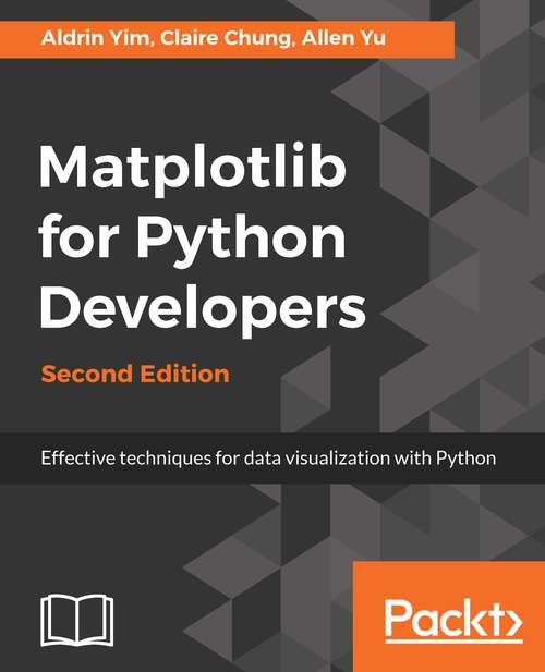 Book cover of Matplotlib for Python Developers: Effective techniques for data visualization with Python, 2nd Edition