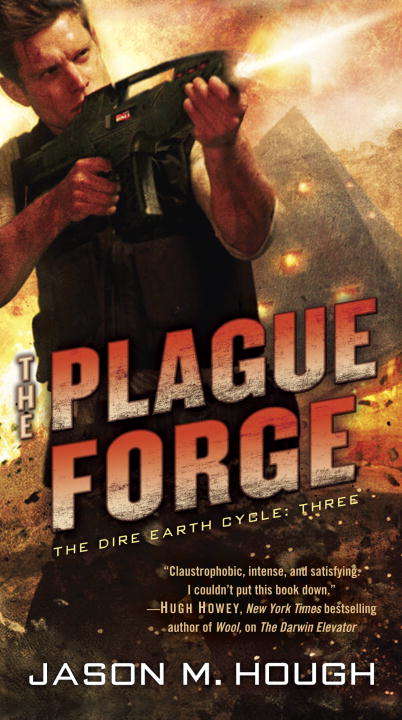 Book cover of The Plague Forge