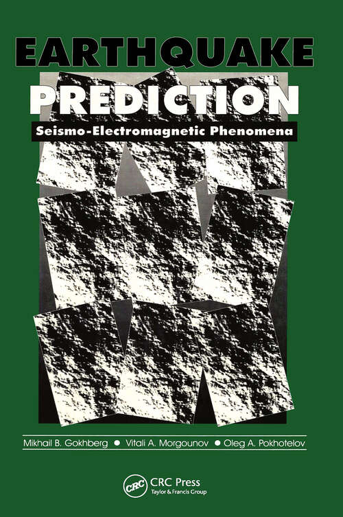 Book cover of Earthquake Prediction