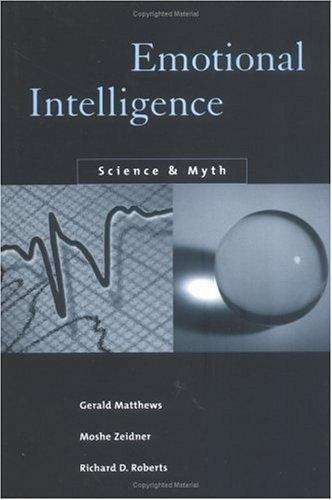 Book cover of Emotional Intelligence: Science and Myth