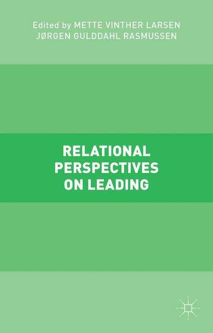 Book cover of Relational Perspectives on Leading