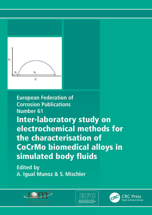 Book cover of Inter-Laboratory Study on Electrochemical Methods for the Characterization of Cocrmo Biomedical Alloys in Simulated Body Fluids