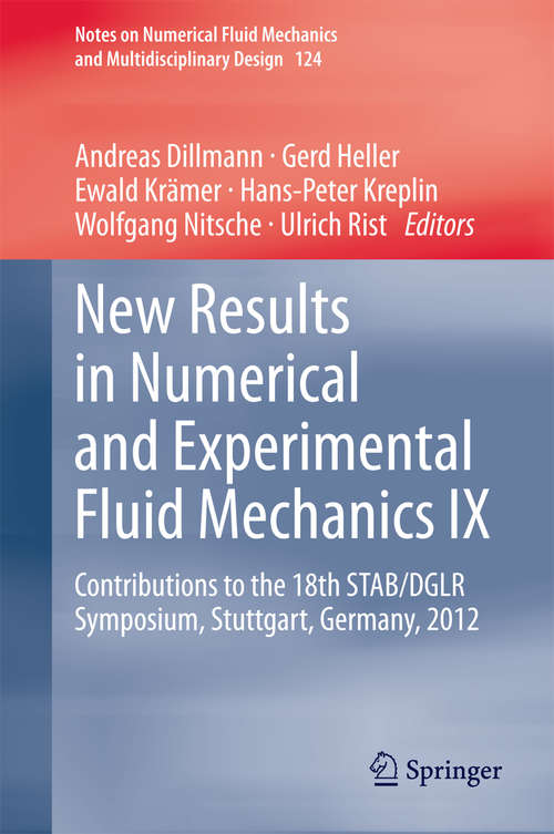 Book cover of New Results in Numerical and Experimental Fluid Mechanics IX