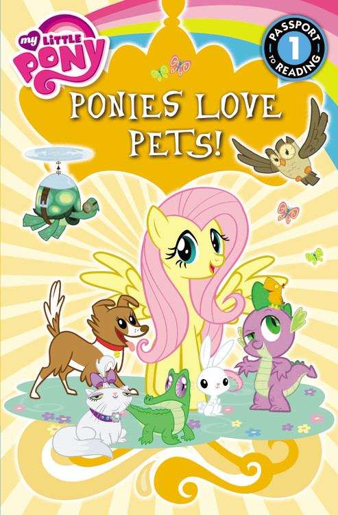 Book cover of Ponies Love Pets! (My Little Pony)