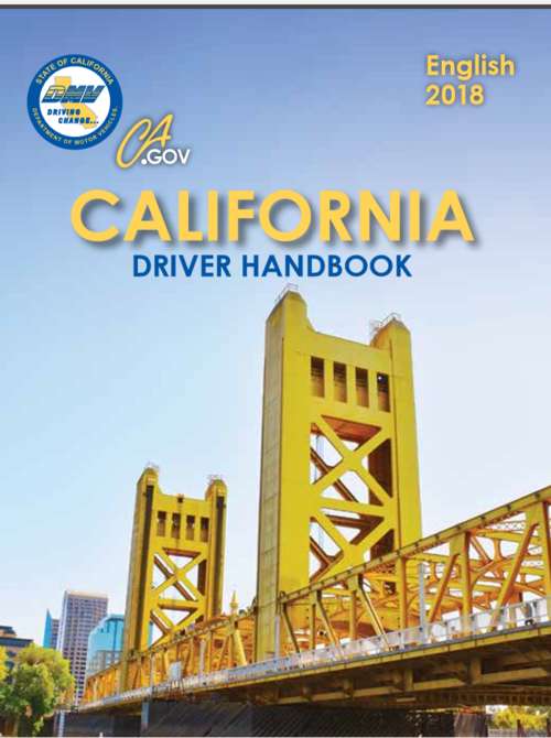 Book cover of California Driver Handbook 2018