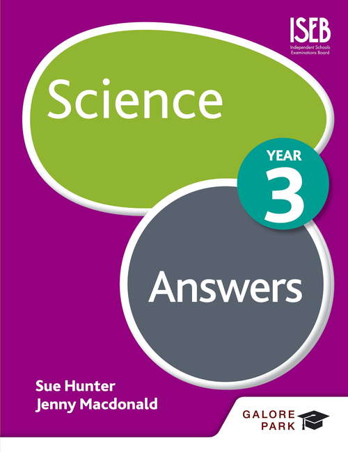 Book cover of Science Year 3 Answers