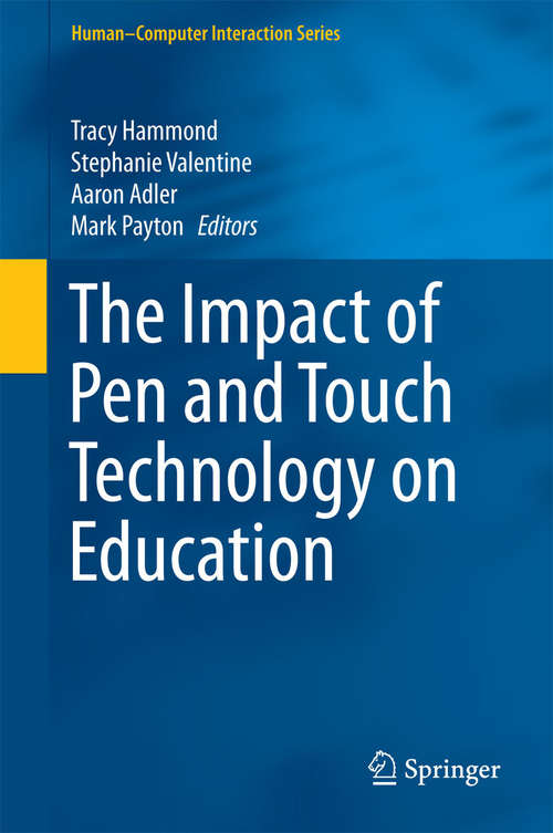 Book cover of The Impact of Pen and Touch Technology on Education