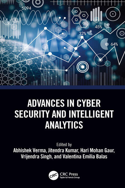 Book cover of Advances in Cyber Security and Intelligent Analytics