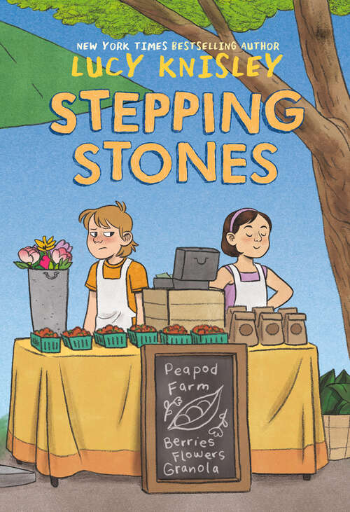 Book cover of Stepping Stones: (A Graphic Novel) (Peapod Farm #1)