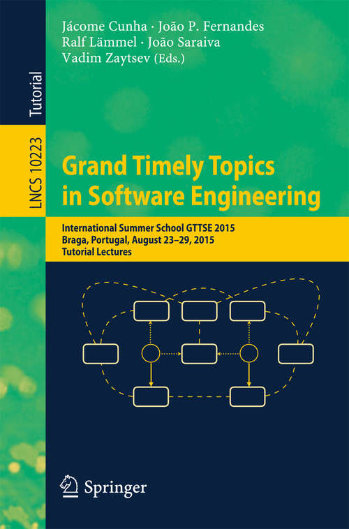 Book cover of Grand Timely Topics in Software Engineering