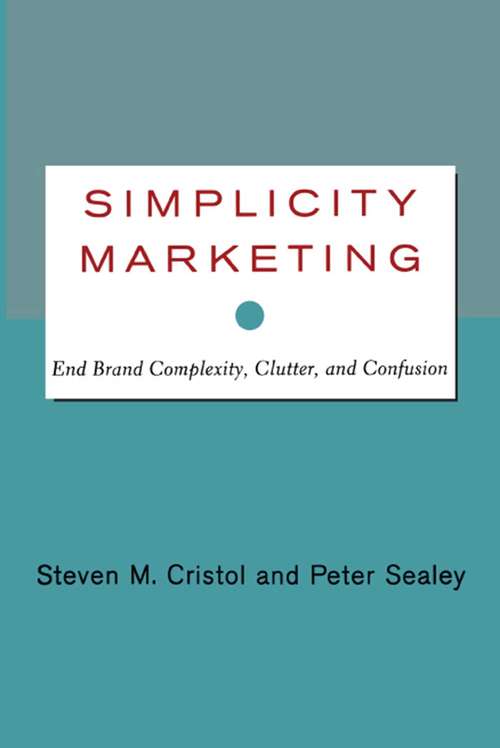 Book cover of Simplicity Marketing