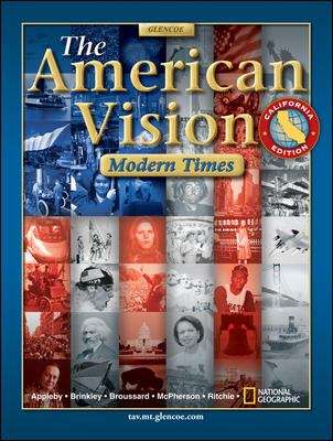 Book cover of The American Vision: Modern Times