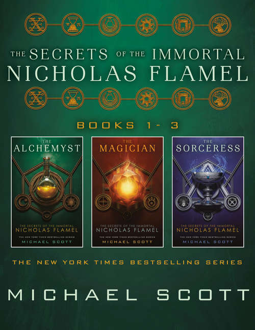 Book cover of The First Codex: The Alchemyst; The Magician; The Sorceress (The\secrets Of The Immortal Nicholas Flamel Ser.)