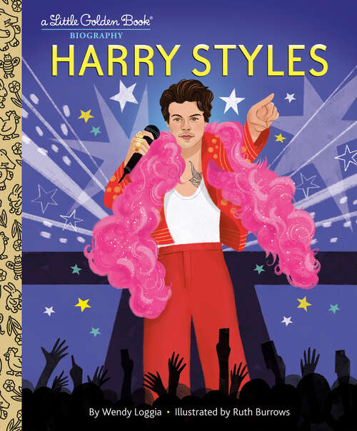 Book cover of Harry Styles: A Little Golden Book Biography (Little Golden Book)