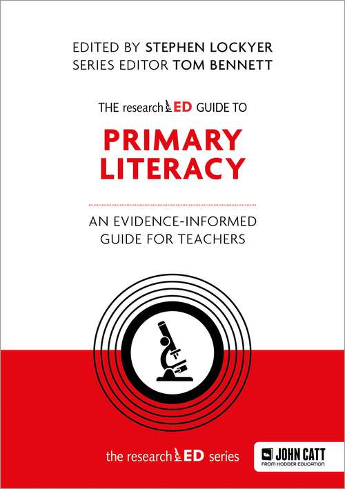 Book cover of The researchED Guide to Primary Literacy: An evidence-informed guide for teachers