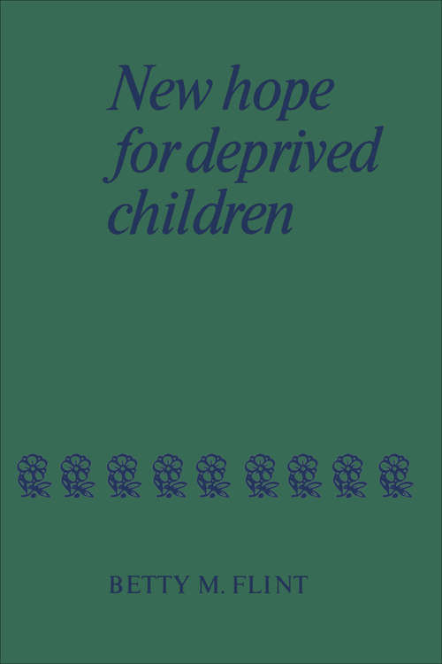 Book cover of New Hope for Deprived Children