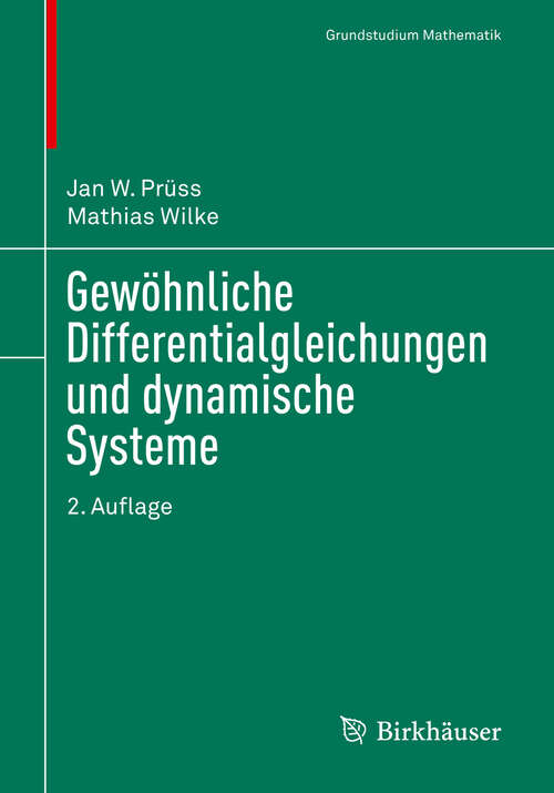 Book cover of Gewöhnliche Differentialgleichungen und dynamische Systeme