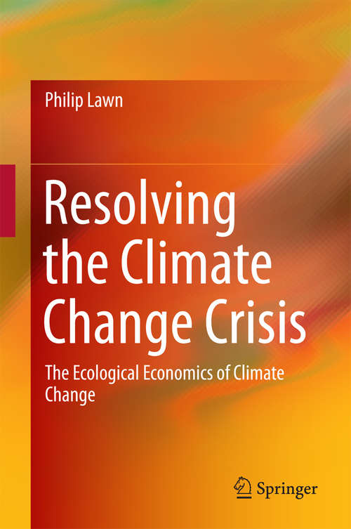 Book cover of Resolving the Climate Change Crisis