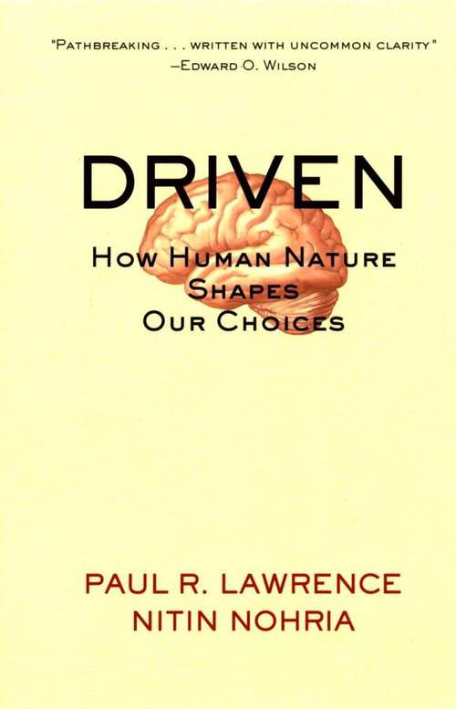 Book cover of Driven: How Human Nature Shapes Our Choices