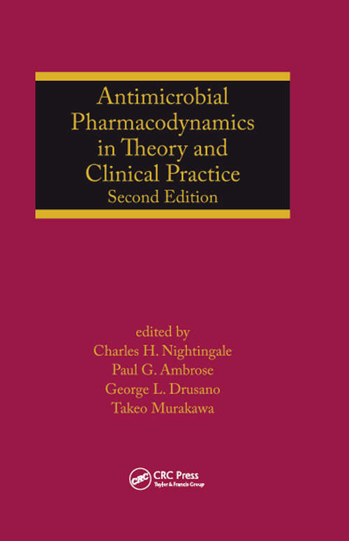 Book cover of Antimicrobial Pharmacodynamics in Theory and Clinical Practice (2)