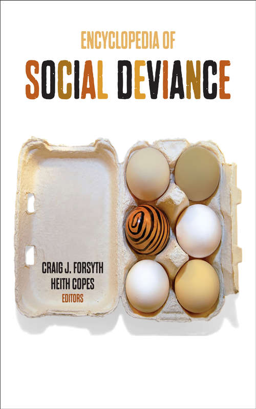 Book cover of Encyclopedia of Social Deviance