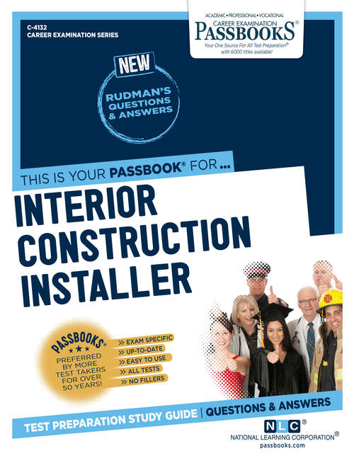 Book cover of Interior Construction Installer: Passbooks Study Guide (Career Examination Series)