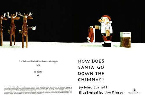 Book cover of How Does Santa Go Down the Chimney?
