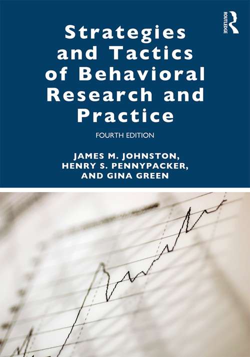 Book cover of Strategies and Tactics of Behavioral Research and Practice (4)