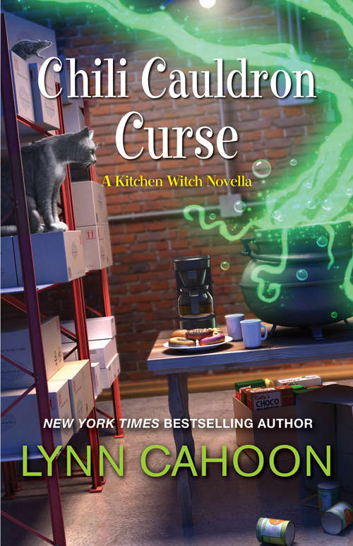 Book cover of Chili Cauldron Curse: A Delightful Culinary Mystery with Magic (Kitchen Witch Mysteries)