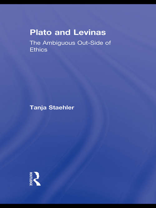 Book cover of Plato and Levinas: The Ambiguous Out-Side of Ethics