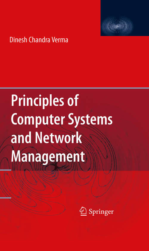 Book cover of Principles of Computer Systems and Network Management