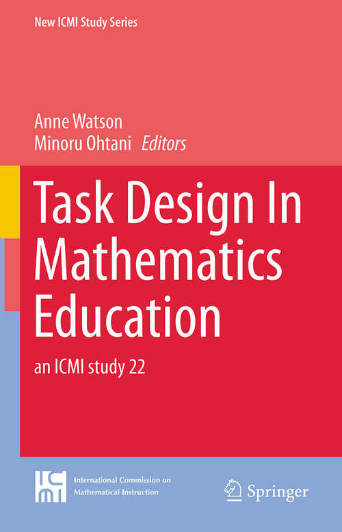 Book cover of Task Design In Mathematics Education