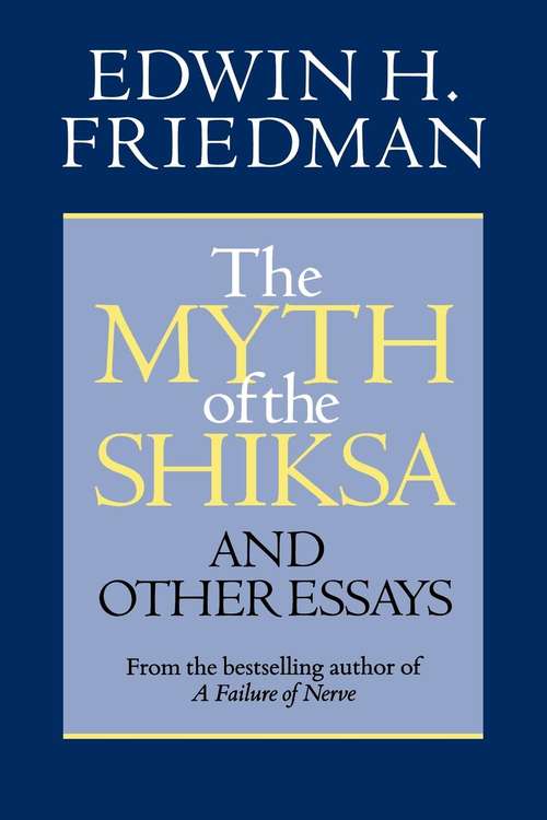 Book cover of The Myth of the Shiksa: And Other Essays
