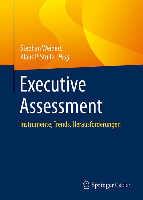 Book cover of Executive Assessment