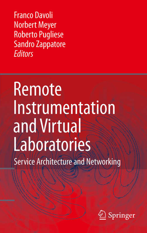 Book cover of Remote Instrumentation and Virtual Laboratories