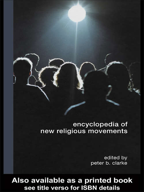 Book cover of Encyclopedia of New Religious Movements