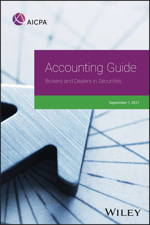 Book cover of Accounting Guide: Brokers and Dealers in Securities