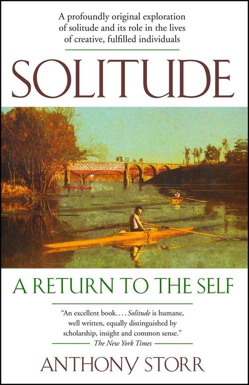 Book cover of Solitude a Return to the Self: A Return To The Self (Flamingo Ser.)