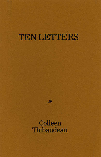 Book cover of Ten Letters