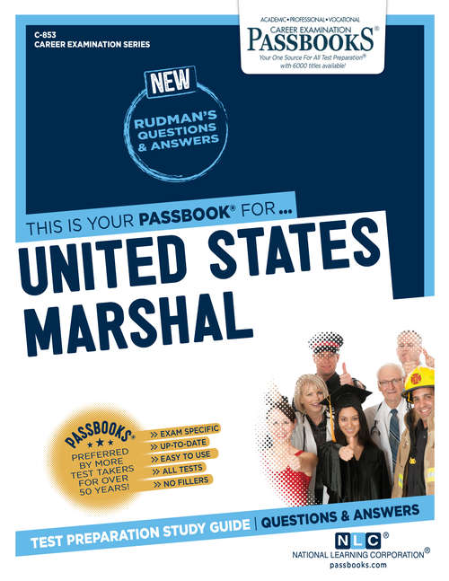 Book cover of United States Marshal: Passbooks Study Guide (Career Examination Series)