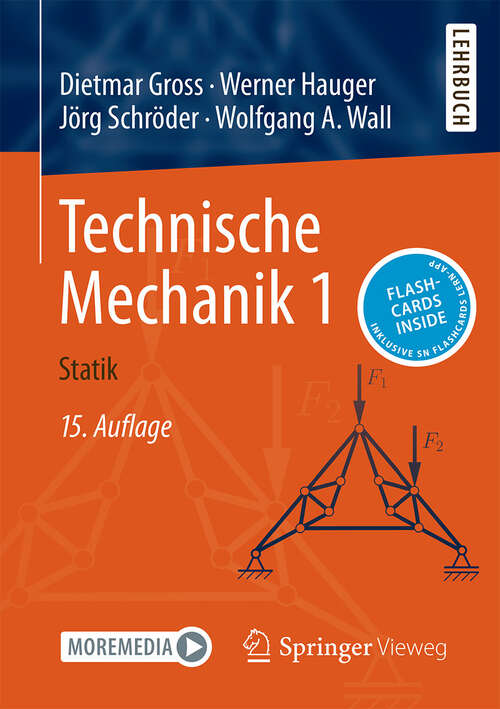 Book cover of Technische Mechanik 1: Statik (15. Auflage 2024)